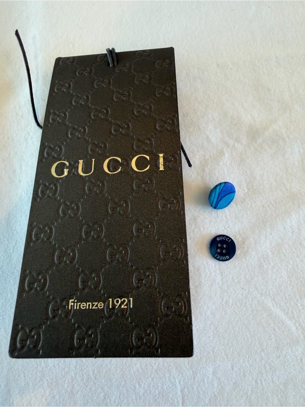 Gucci Blue and Teal Women's Replacement Buttons